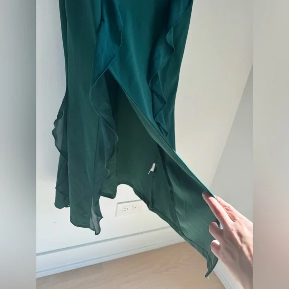 GRACE KARIN Sleeveless Turn-down Collar Fishtail High Slit Bodycon Party NEW - Picture 11 of 12